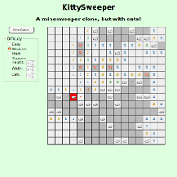 Screenshot of Kitty Sweeper game